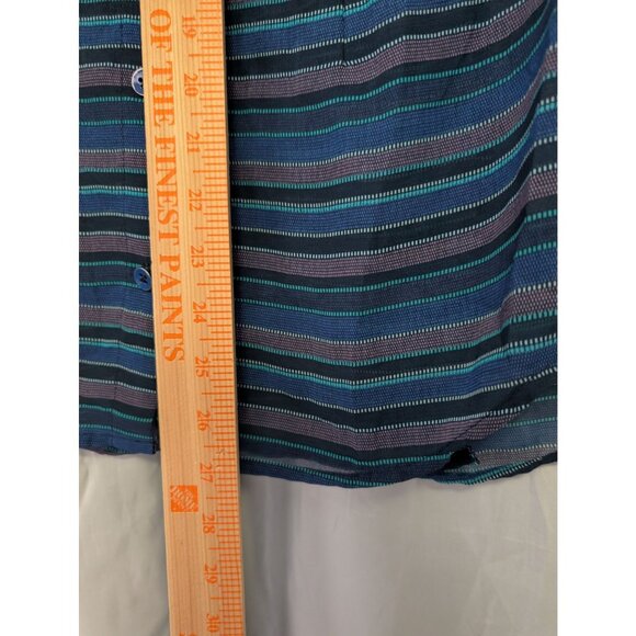 Cabi Alex Limited Edition Blouse Blue Stripe Shirt 3330 Split Back Women Size XS - Picture 5 of 5